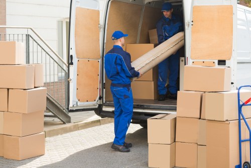House removals team planning a move in Barnet near residential homes