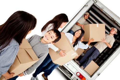 Removal team assisting a household move in Barnet