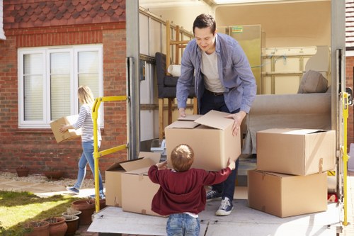 Secure Man With Van Barnet payment page illustration