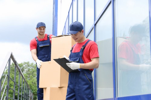 Commercial removals setup for an office relocation in Barnet
