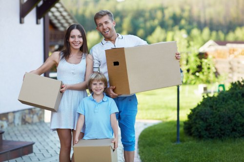 Local team collecting furniture from a Barnet residential property