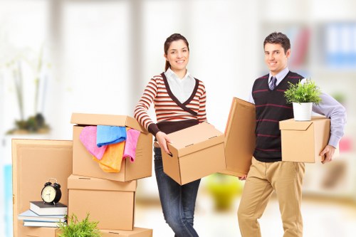 Local moving team handling boxes and home removals in Barnet