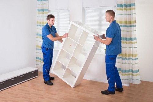 Barnet customers preparing boxes for a man with van removal service