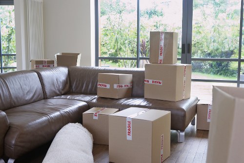 Packing and transport support for a Barnet business move