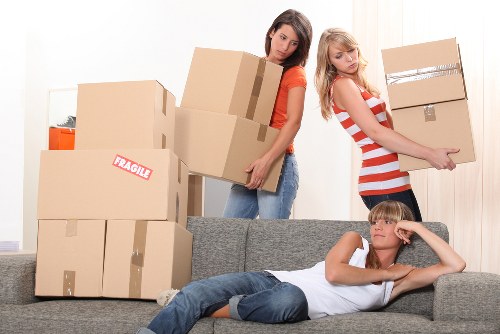 Removal van transport for residential and business moves in Barnet